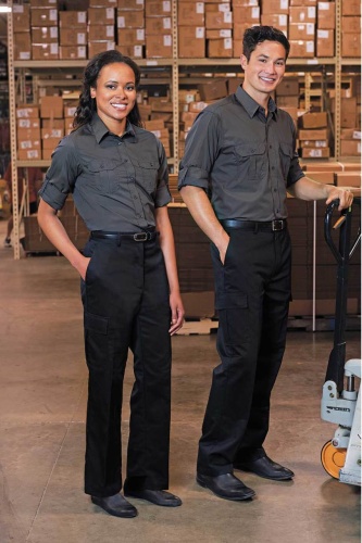 Рубашка длинный рукав на пату брюки рабочие на молнии с карманами TP01-2911