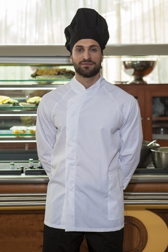 Комплект униформы мужской для линейных поваров ( китель, брюки, колпак) KH39-1512